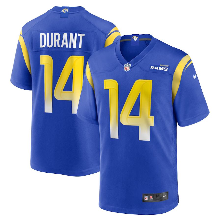 Men Los Angeles Rams #14 Cobie Durant Nike Royal Game Player NFL Jersey